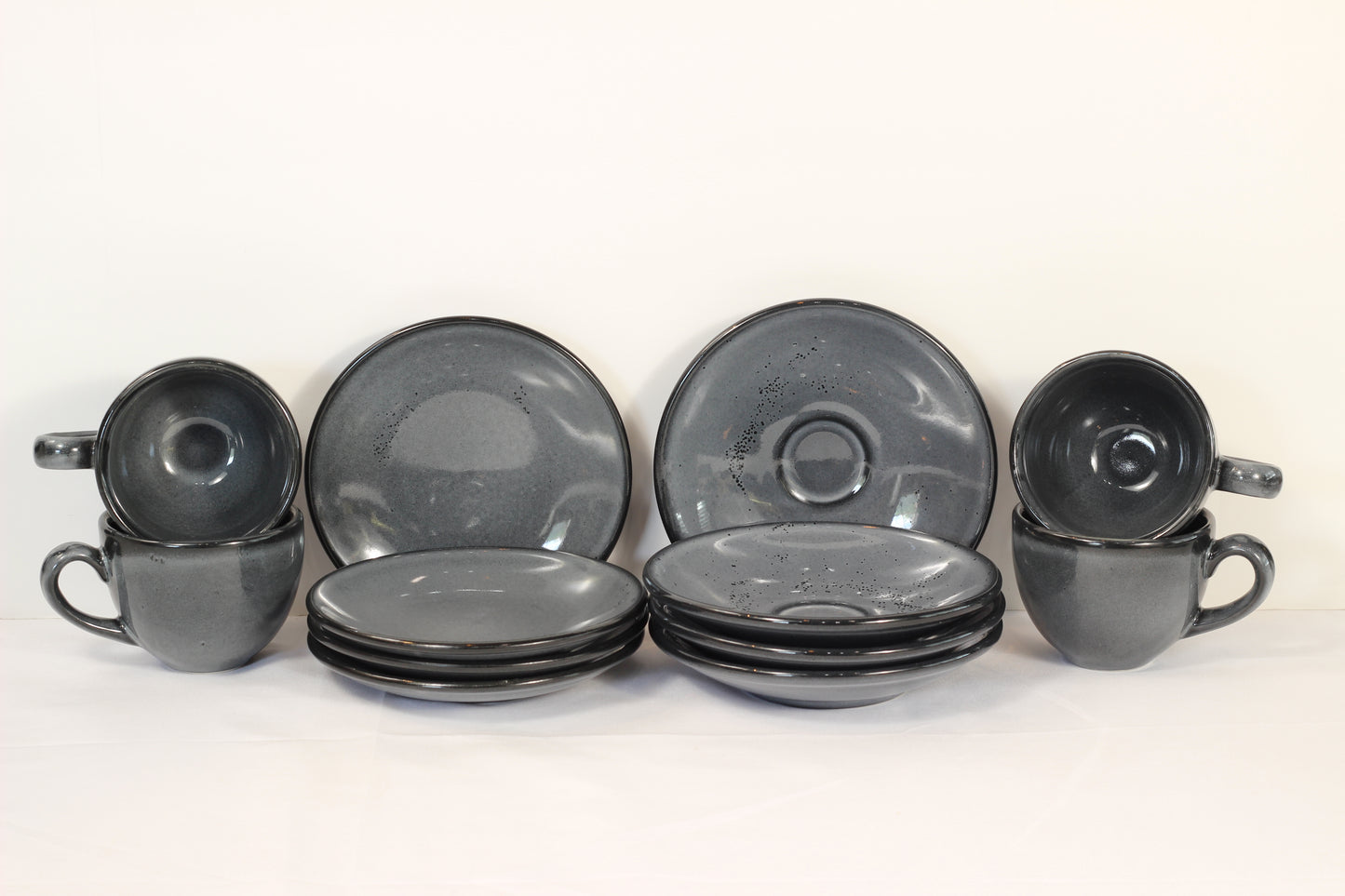 Anfora Denali Grey- Coffee Lover's Set (For 4)