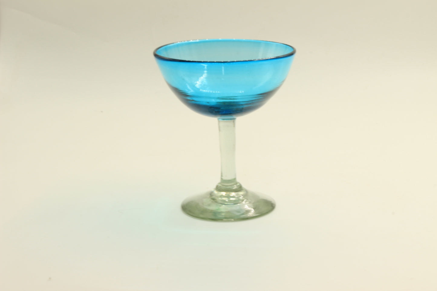 Blown Glass Aqua Glass Set