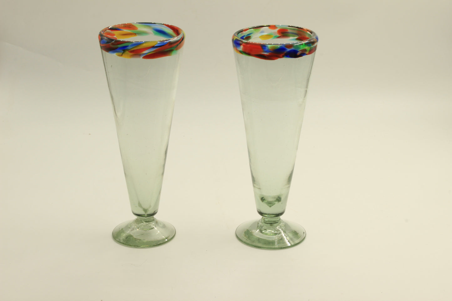 Beer Multicolor Blown Glass Set