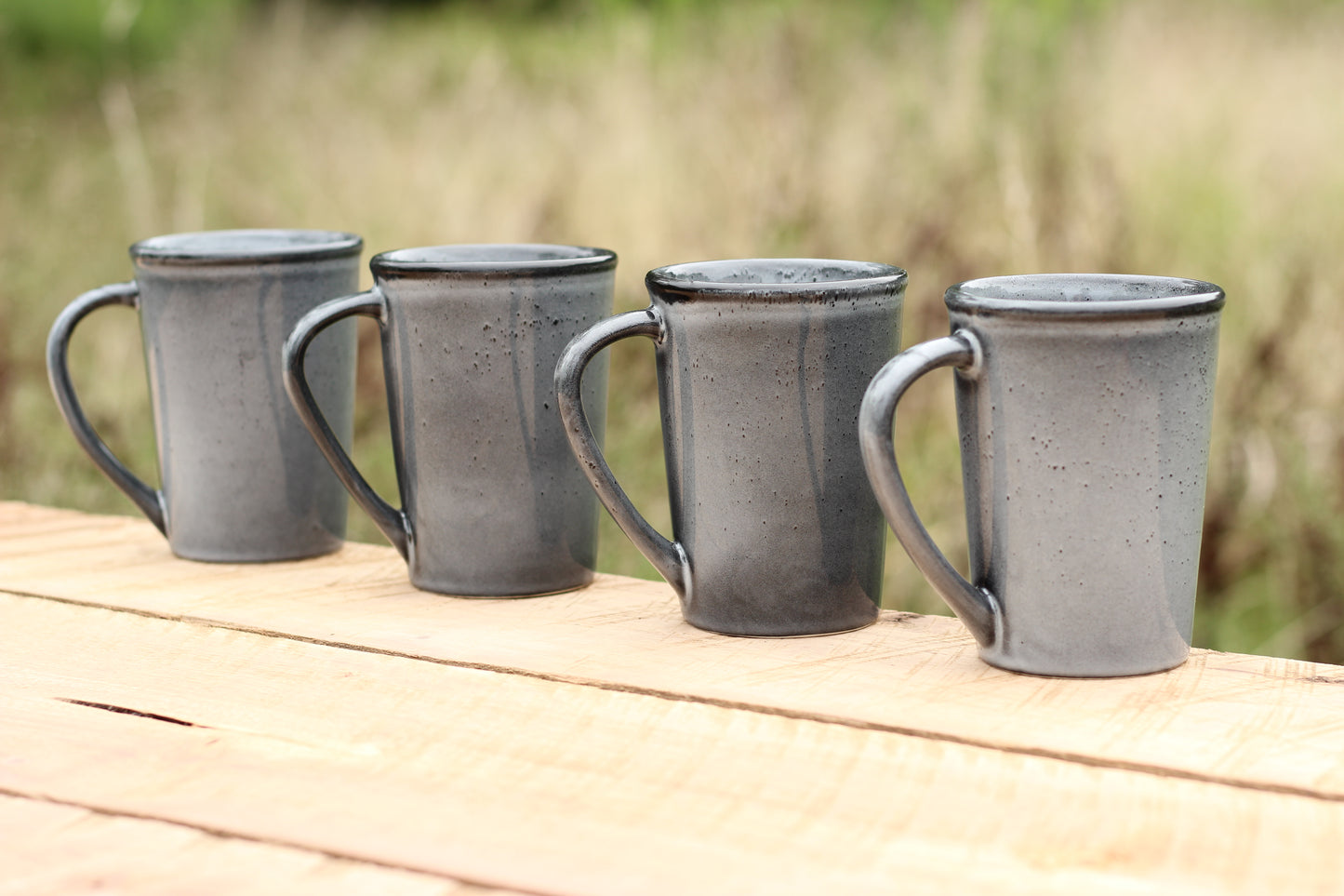 Anfora Denali Grey- Basic 4pc Mug Set