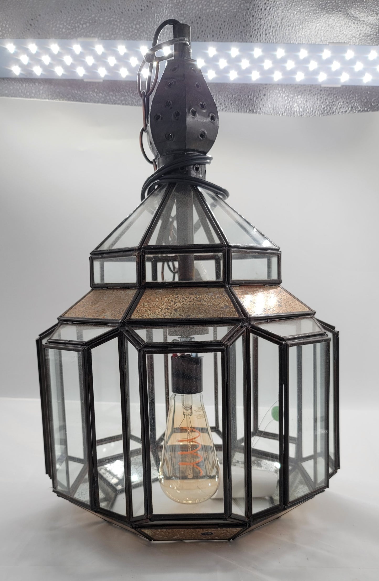 Lighthouse Style Ceiling Tin Lamp