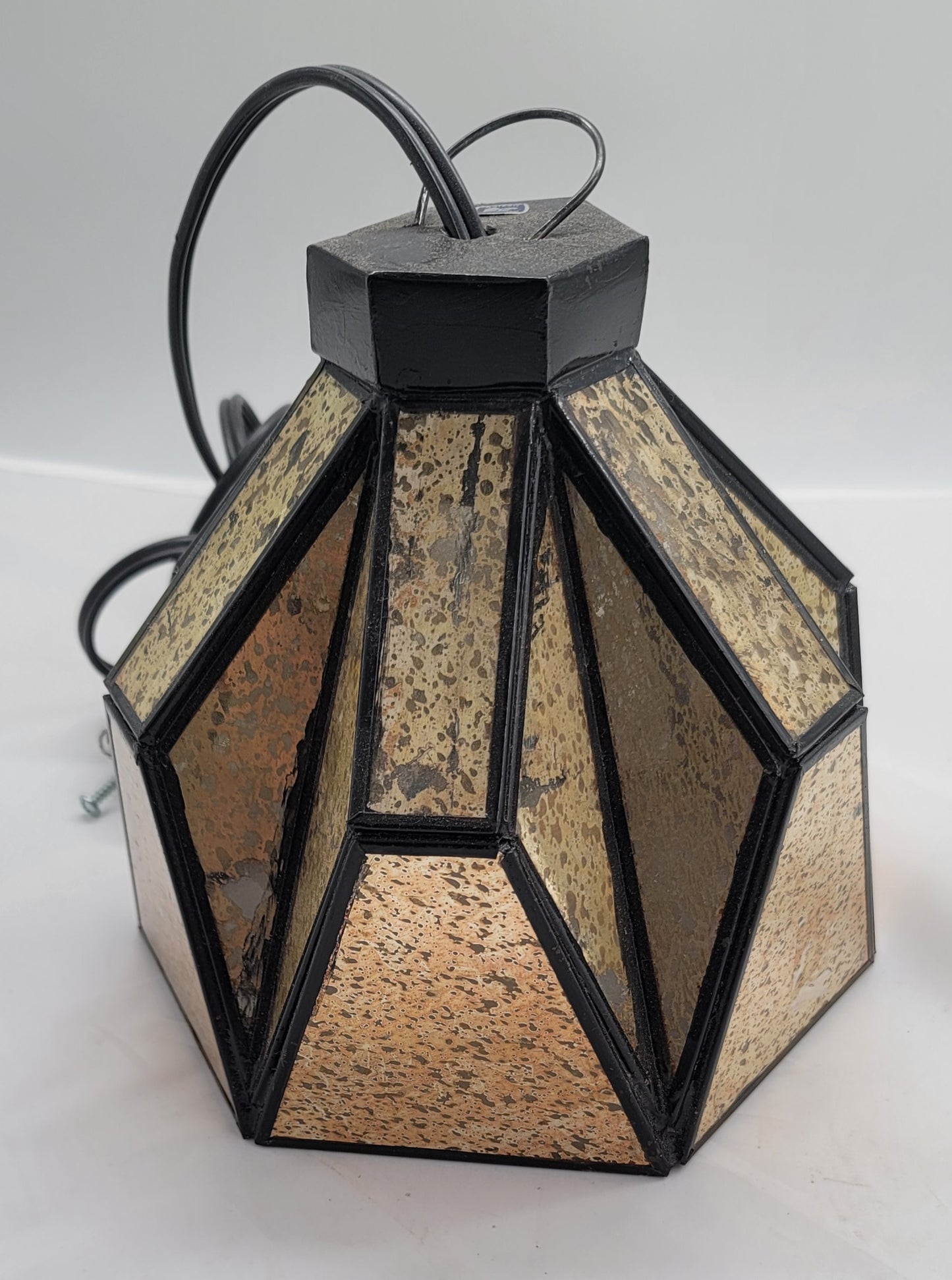 Small Bell Gold Tin Geometric Ceiling Pendant Lamp
