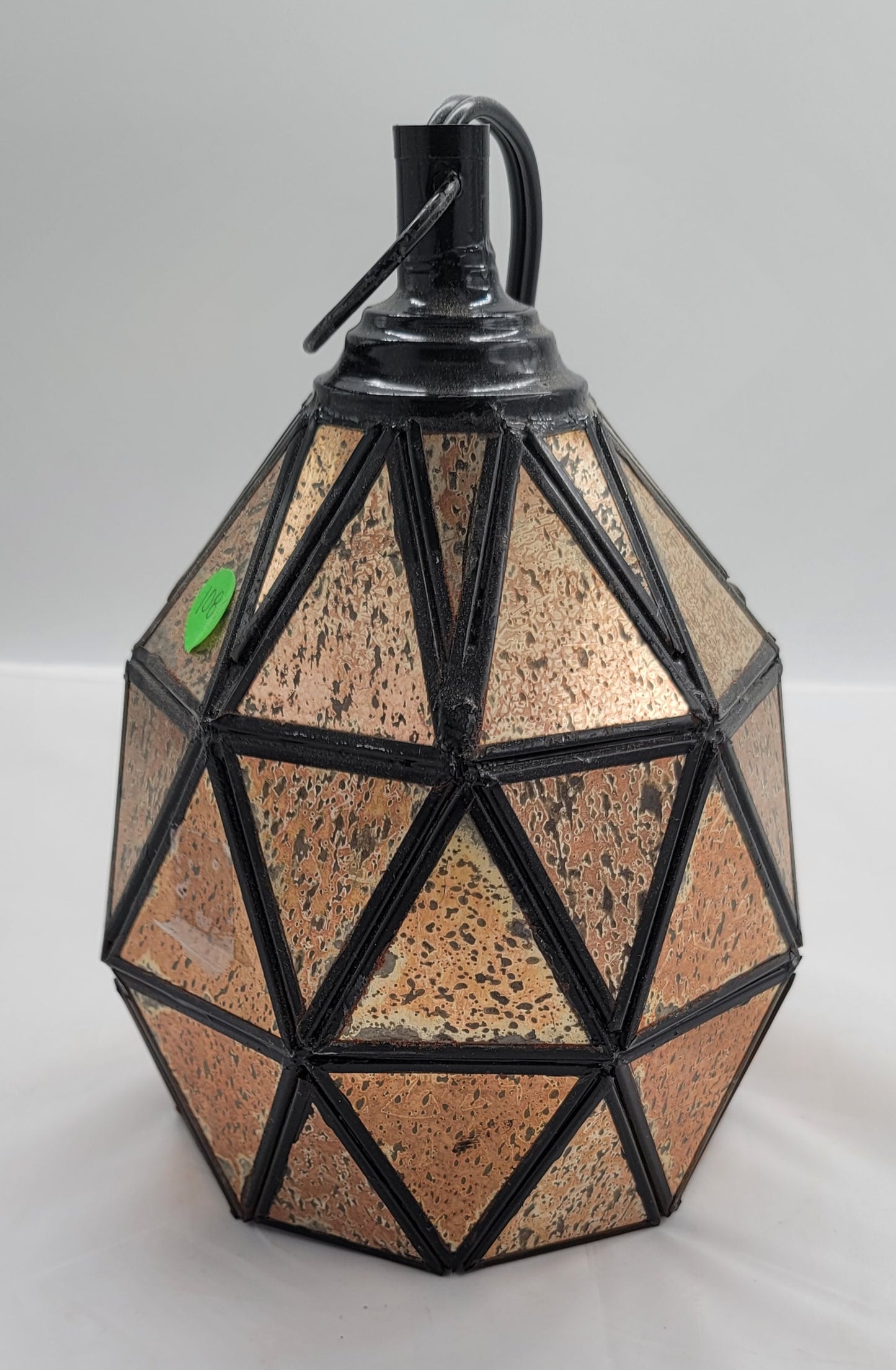 Small Pineapple Gold Tin Geometric Ceiling Pendant Lamp
