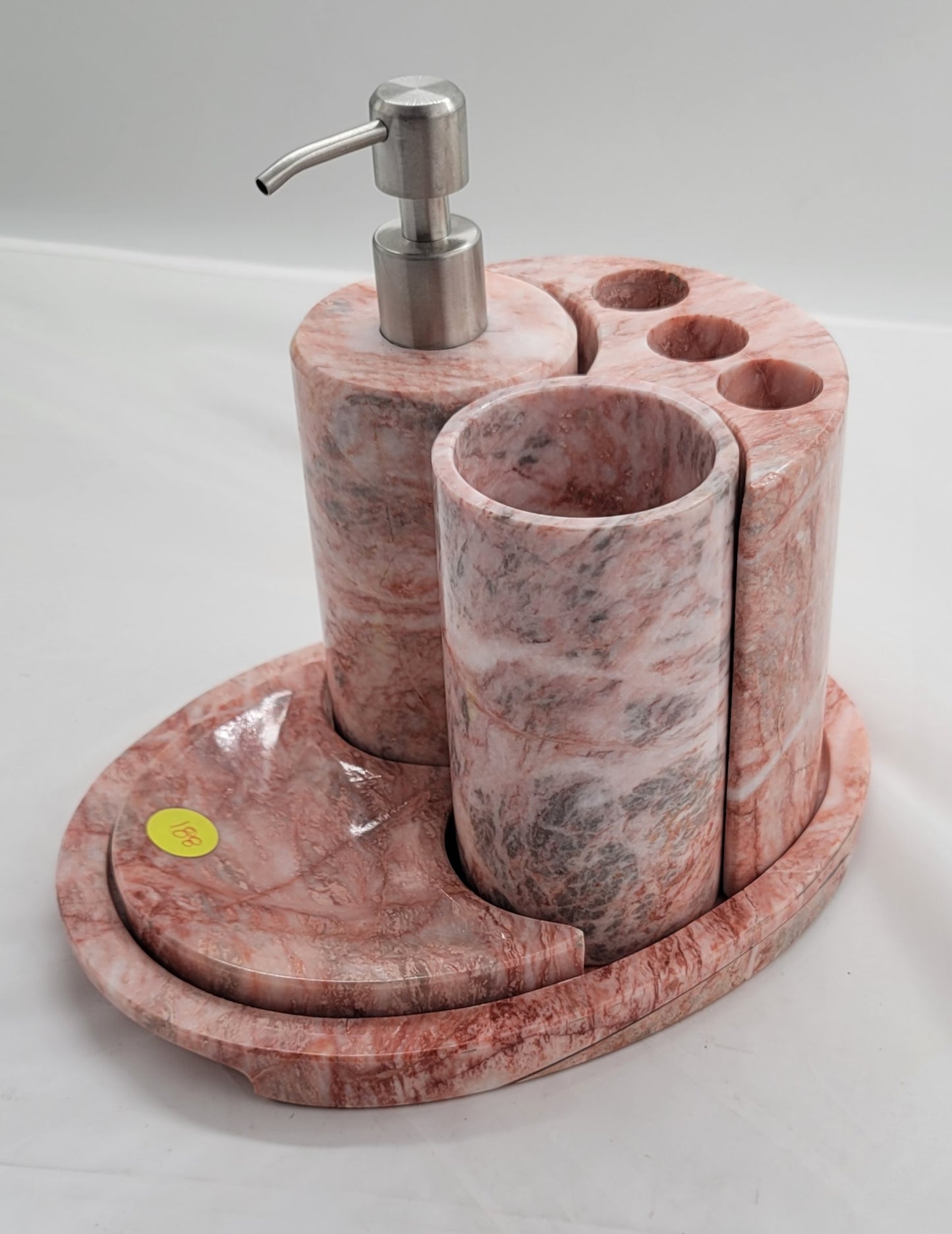Pink Onyx Bathroom Set
