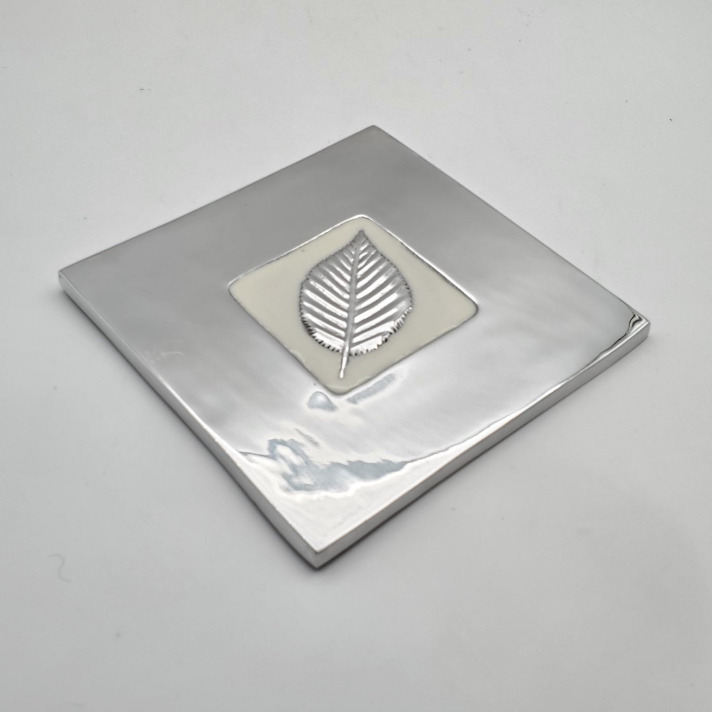 2pc Leaf Pot Holder Tray Set
