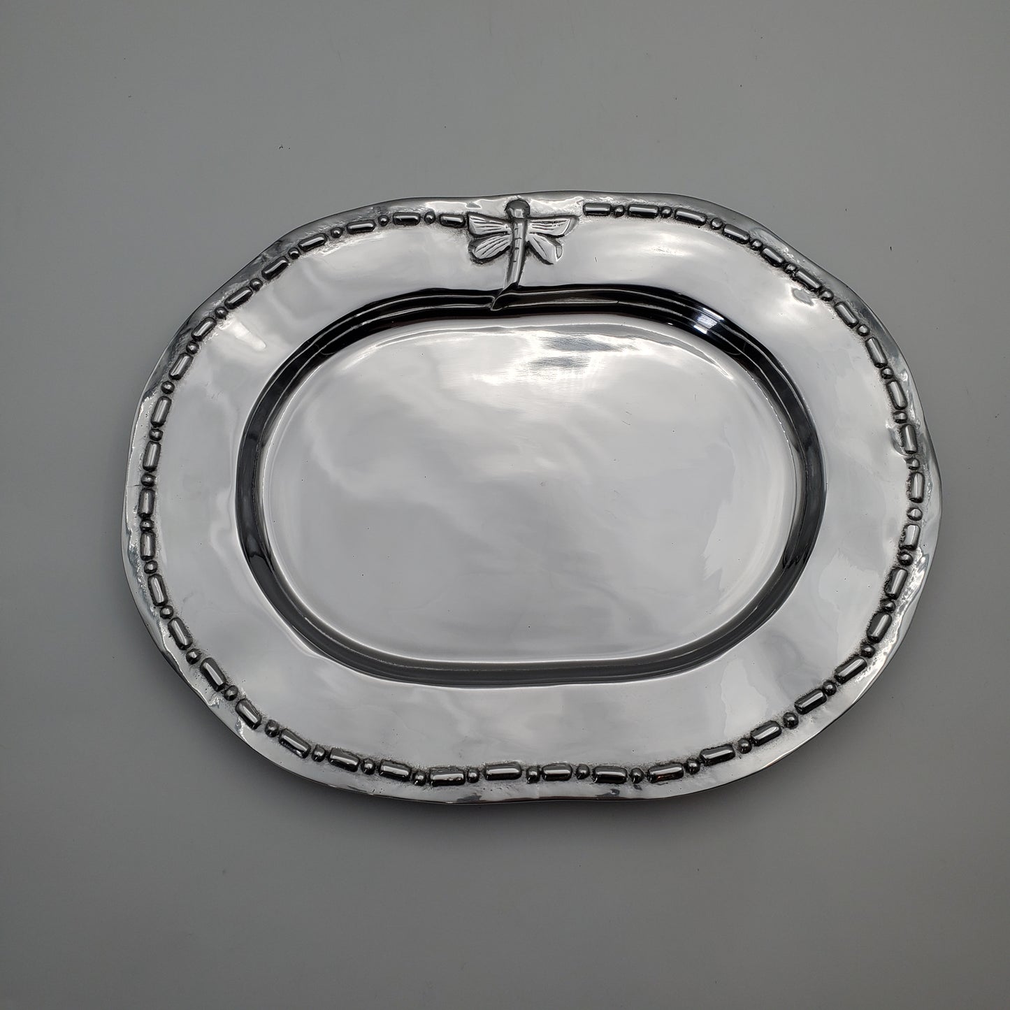 2pc Dragonfly Serving Tray Set