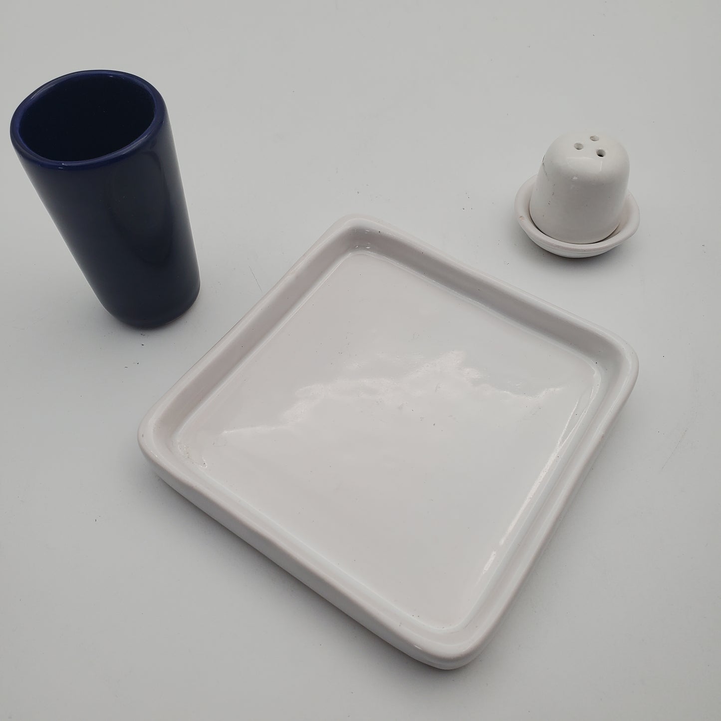3pc Ceramic Lime & Salt Tray w/ Tequilero