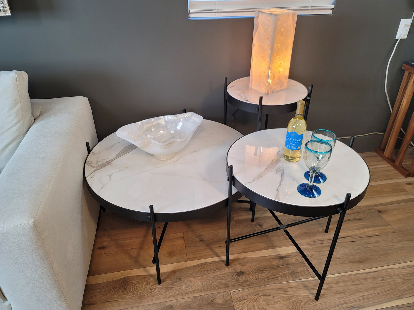 San Miguel 3pc Coffee & End Table Set