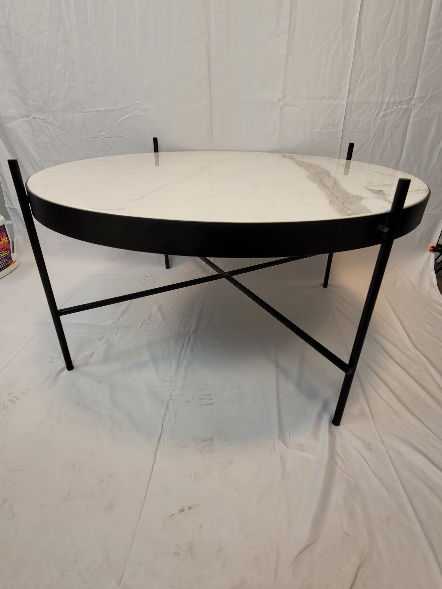 San Miguel 36" Coffee Table w/ Real Stone Top