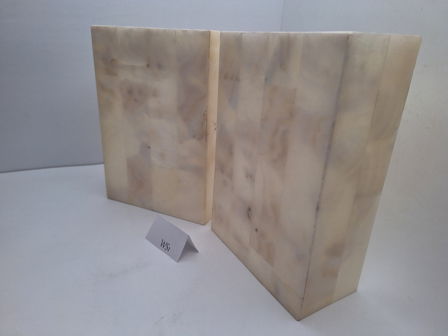 Beige Onyx Wall Sconce Set
