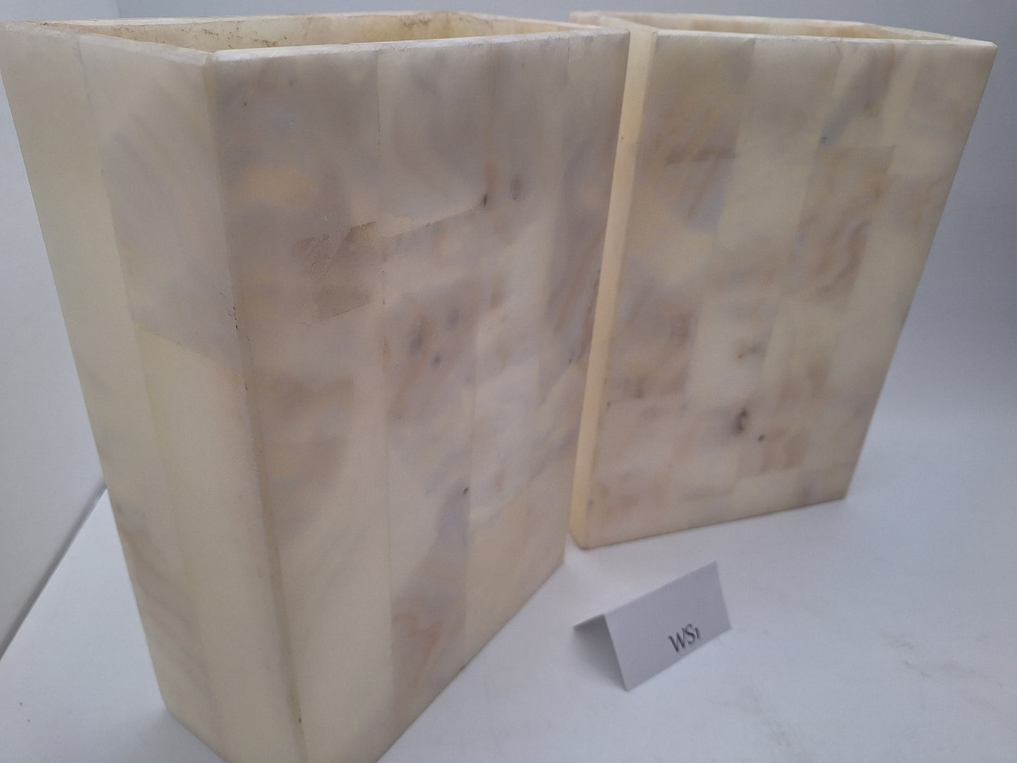 Beige Onyx Wall Sconce Set