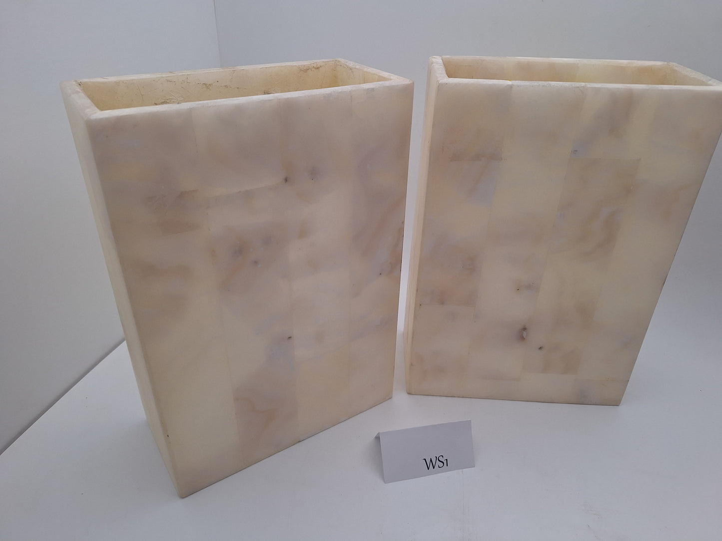 Beige Onyx Wall Sconce Set