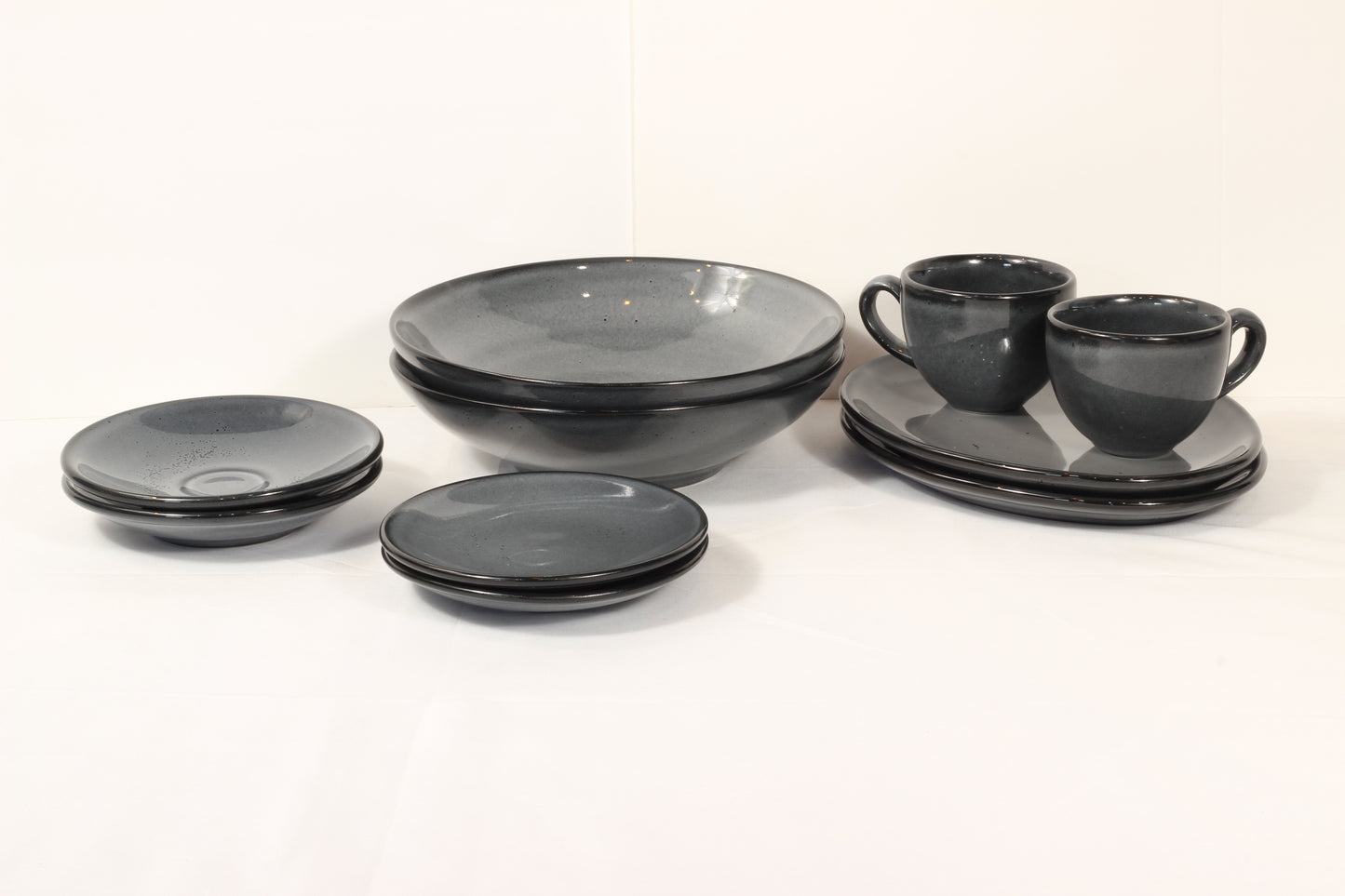 Anfora Denali Grey- Brunch for Two Set