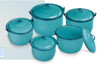 PACÍFICO 10-PC STOCKPOT SET · Turquoise Blue