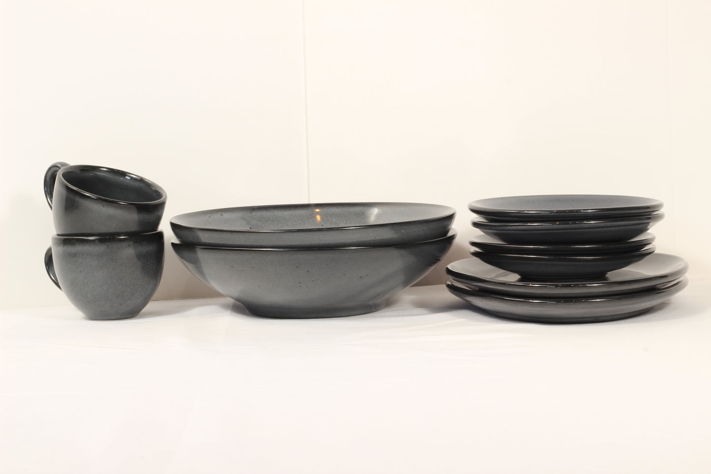 Anfora Denali Grey- Brunch for Two Set