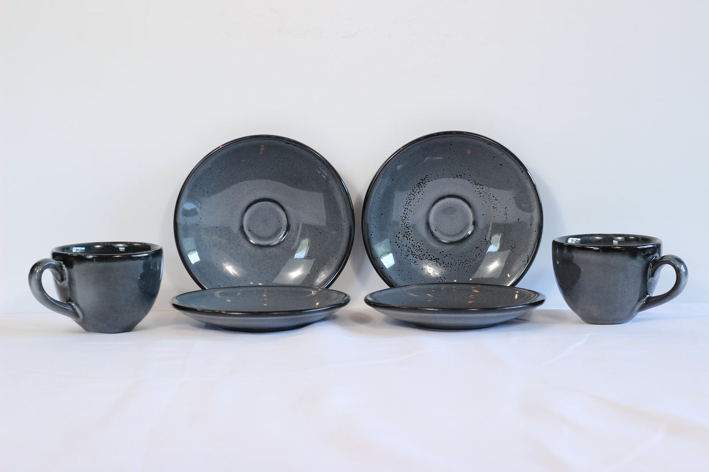 Anfora Denali Grey- Coffee Lover's Set (For 2)
