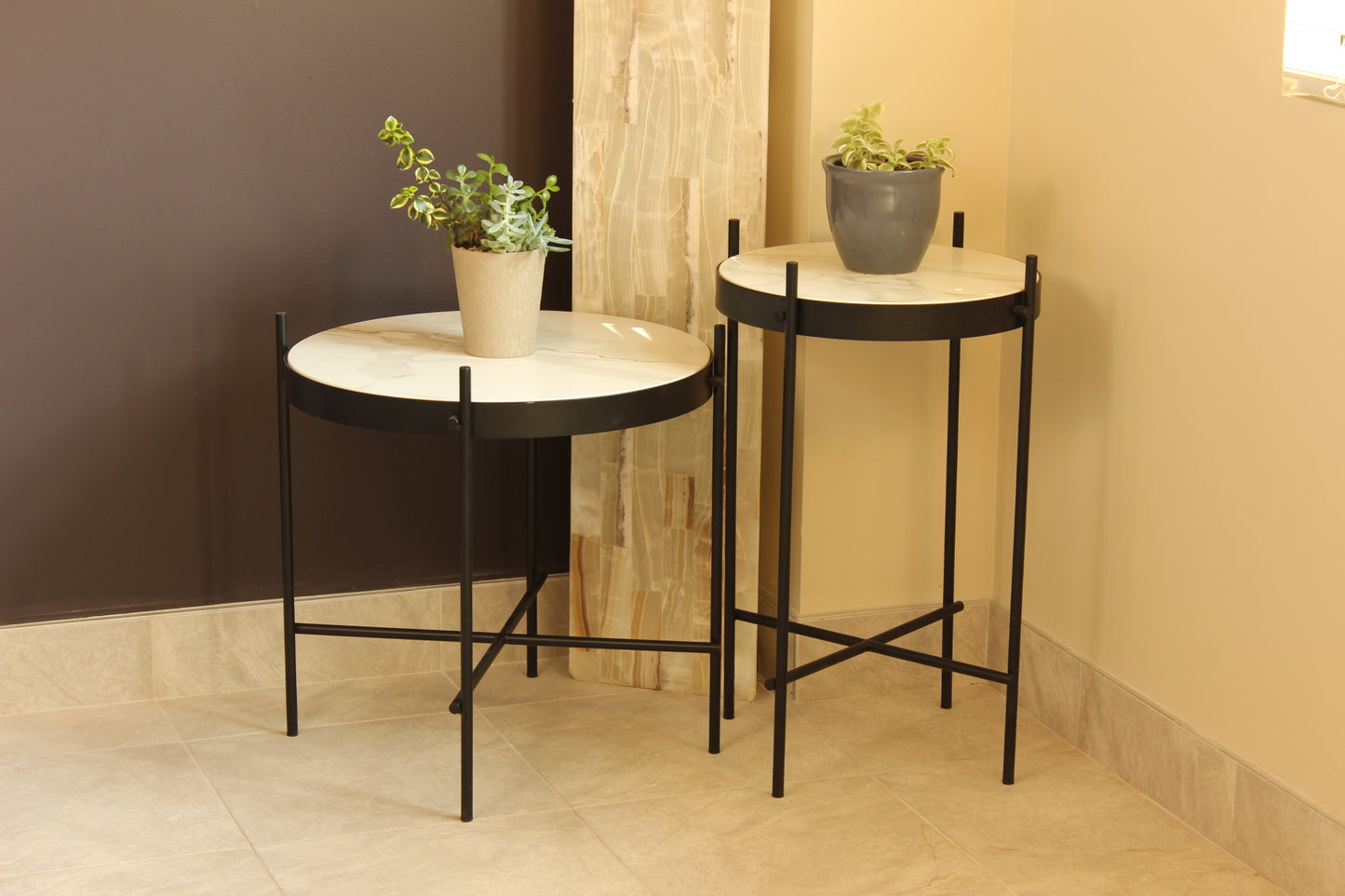 San Miguel 3pc Coffee & End Table Set