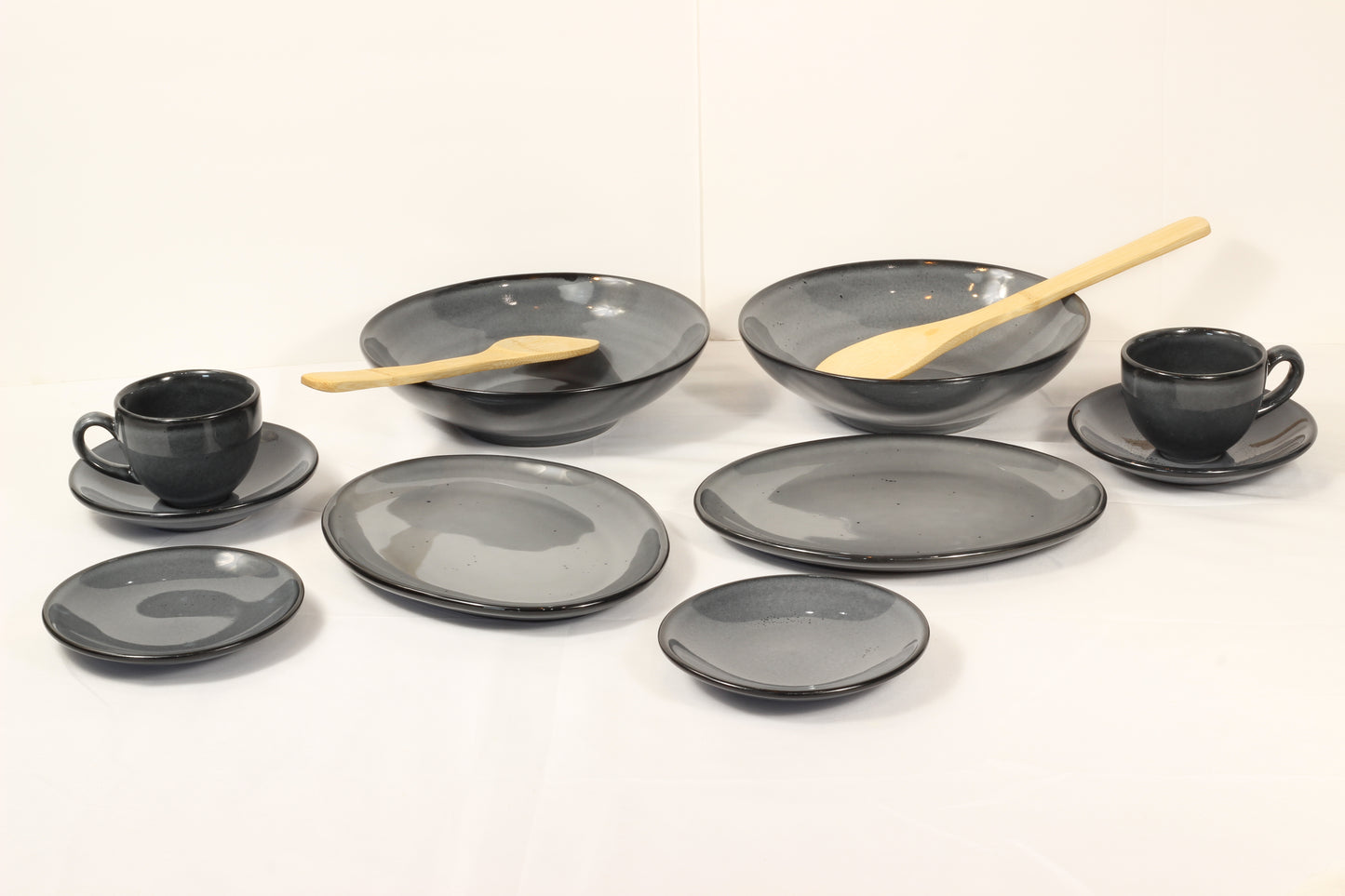 Anfora Denali Grey- Brunch for Two Set