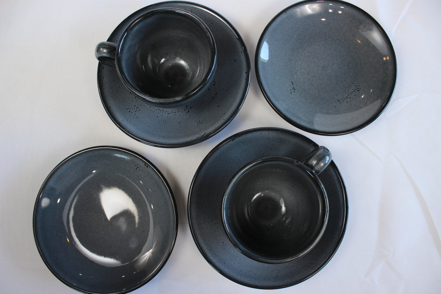 Anfora Denali Grey- Coffee Lover's Set (For 2)