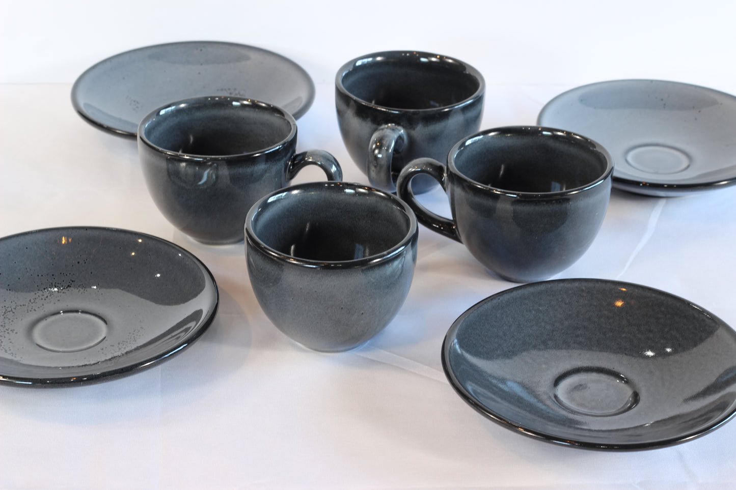 Anfora Denali Grey- Cappuccino Quad Set