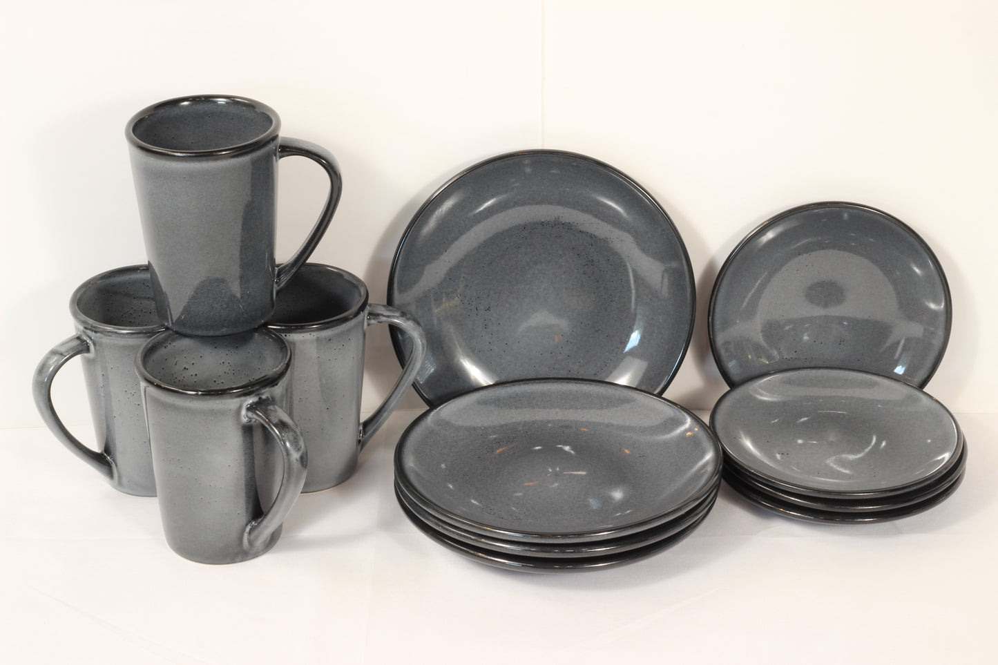 Anfora Denali Grey- Dessert Time Set