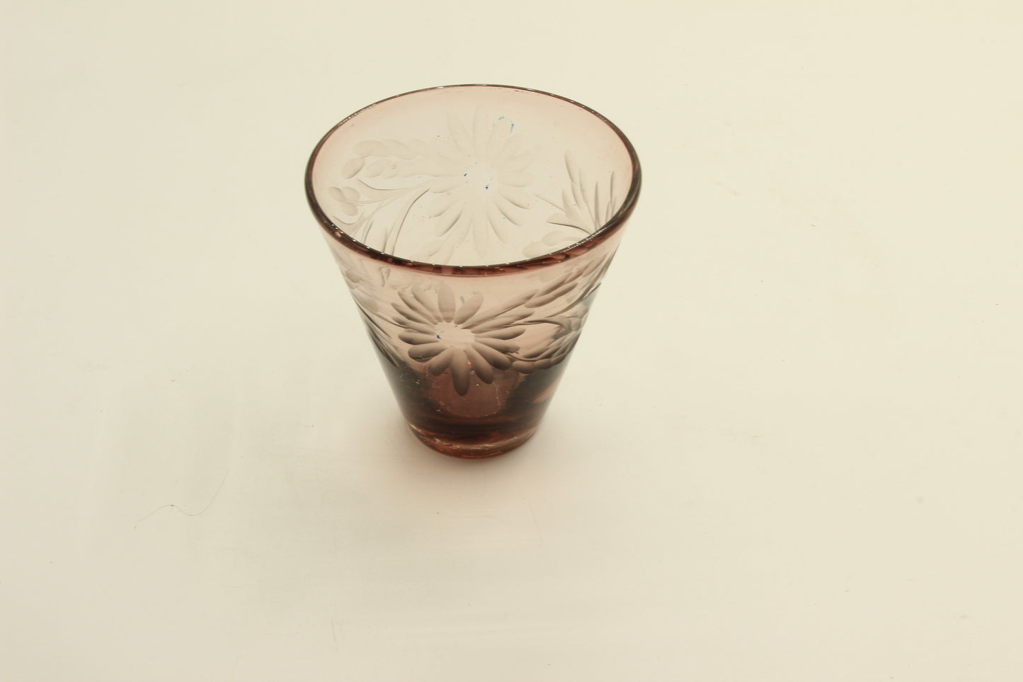 Dark Red Blown Glass Set