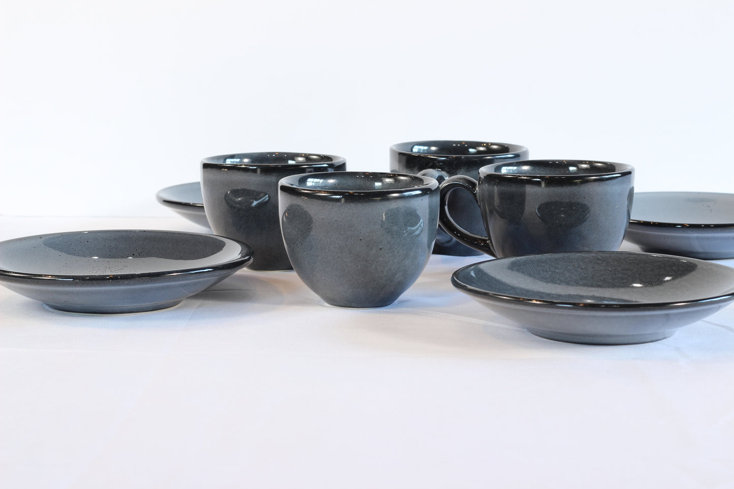 Anfora Denali Grey- Cappuccino Quad Set