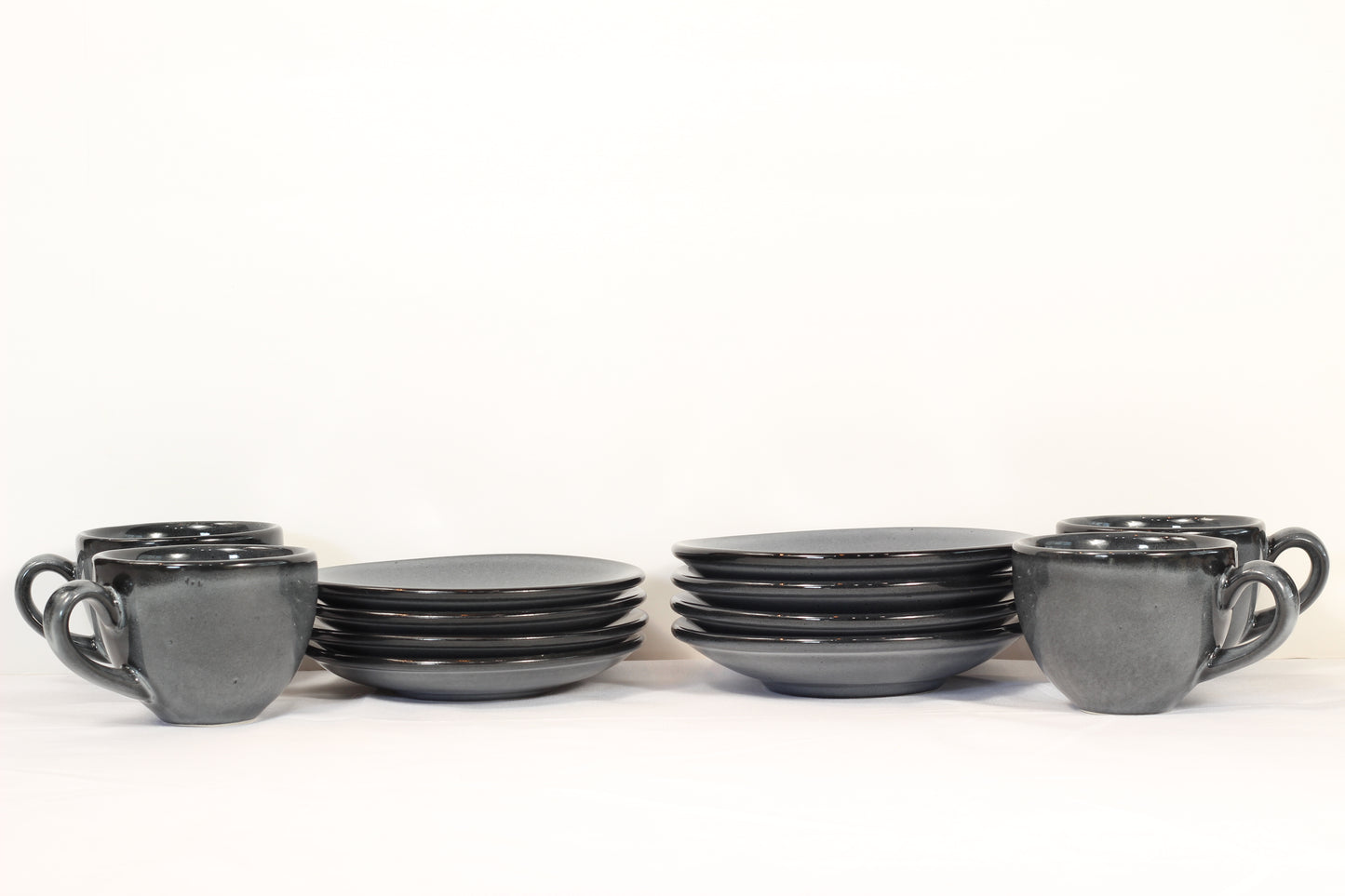Anfora Denali Grey- Coffee Lover's Set (For 4)