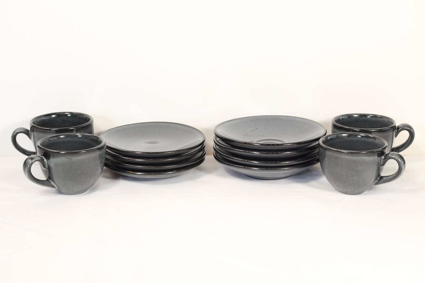 Anfora Denali Grey- Coffee Lover's Set (For 4)