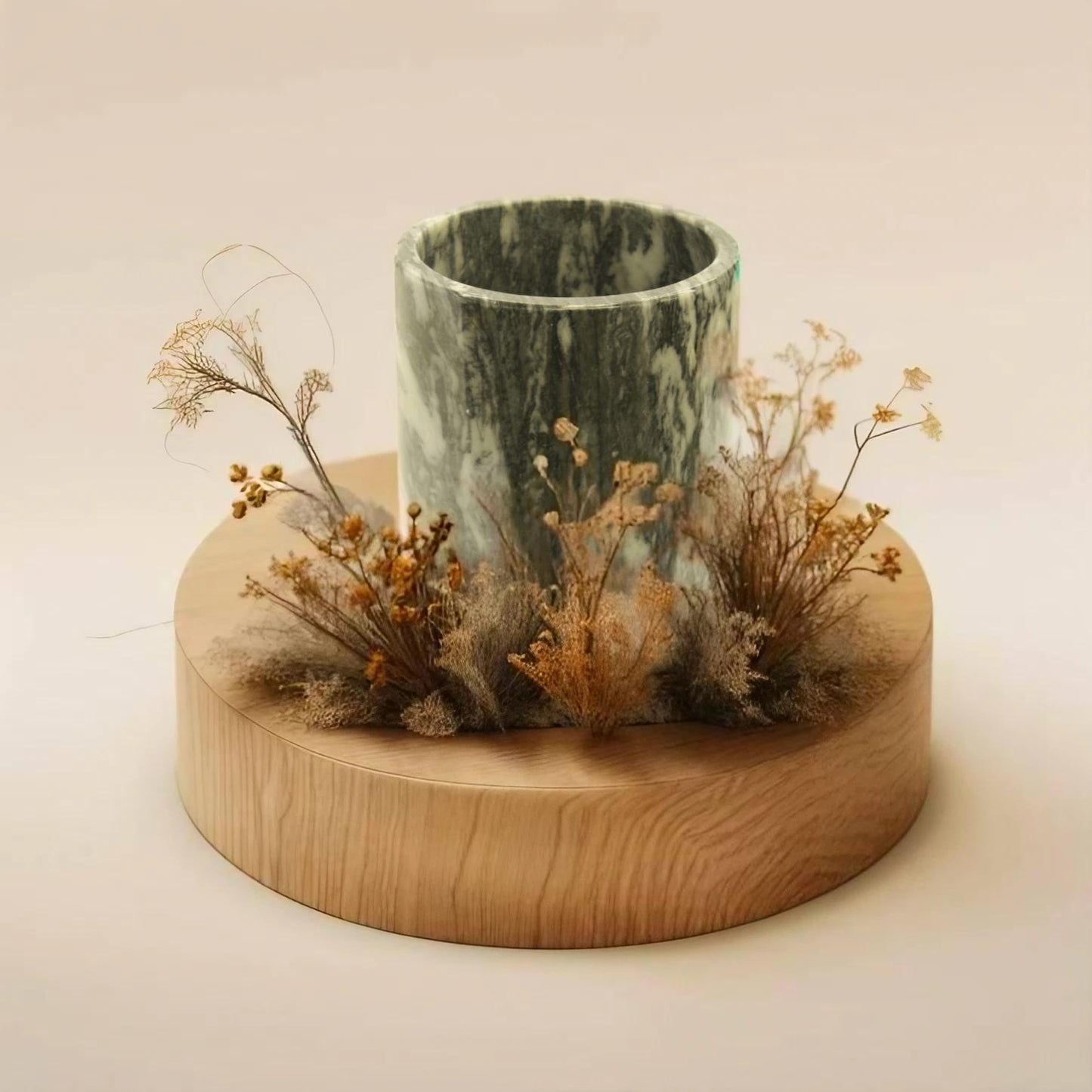 Black Marble Wine Chiller Vase