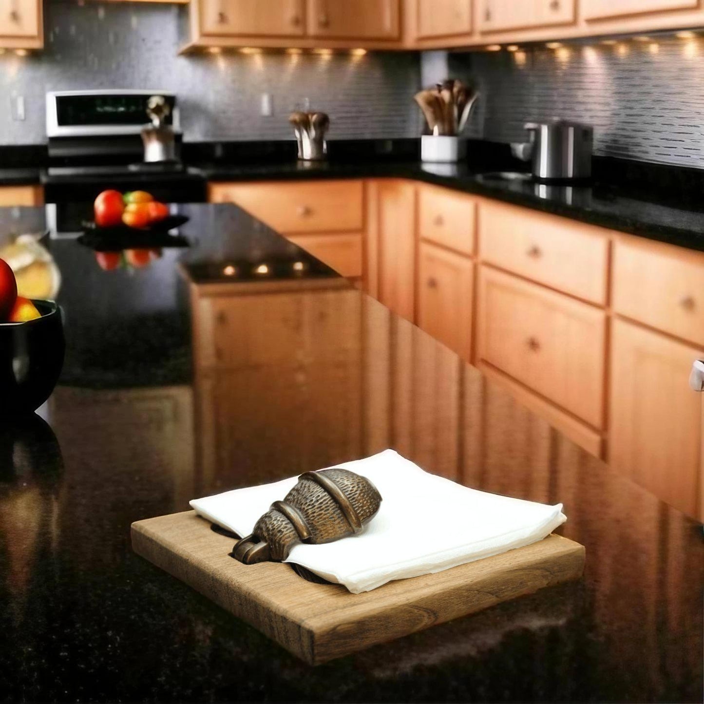 Apis Beetle Wood Napkin Holder