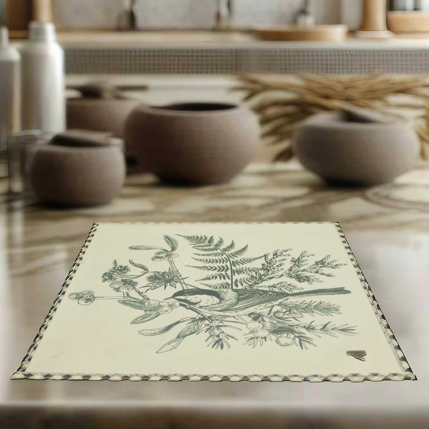 Green Foliage Placemat Set (Set of 6)