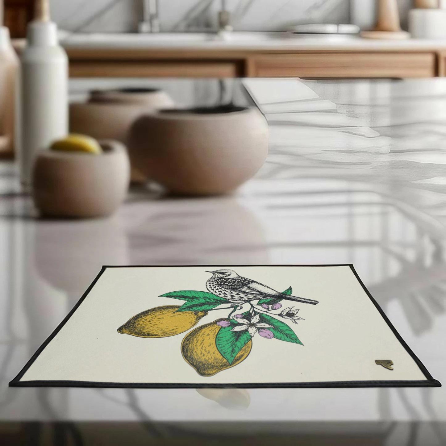 Lemon & Mockingbird Placemat Set (Set of 6)