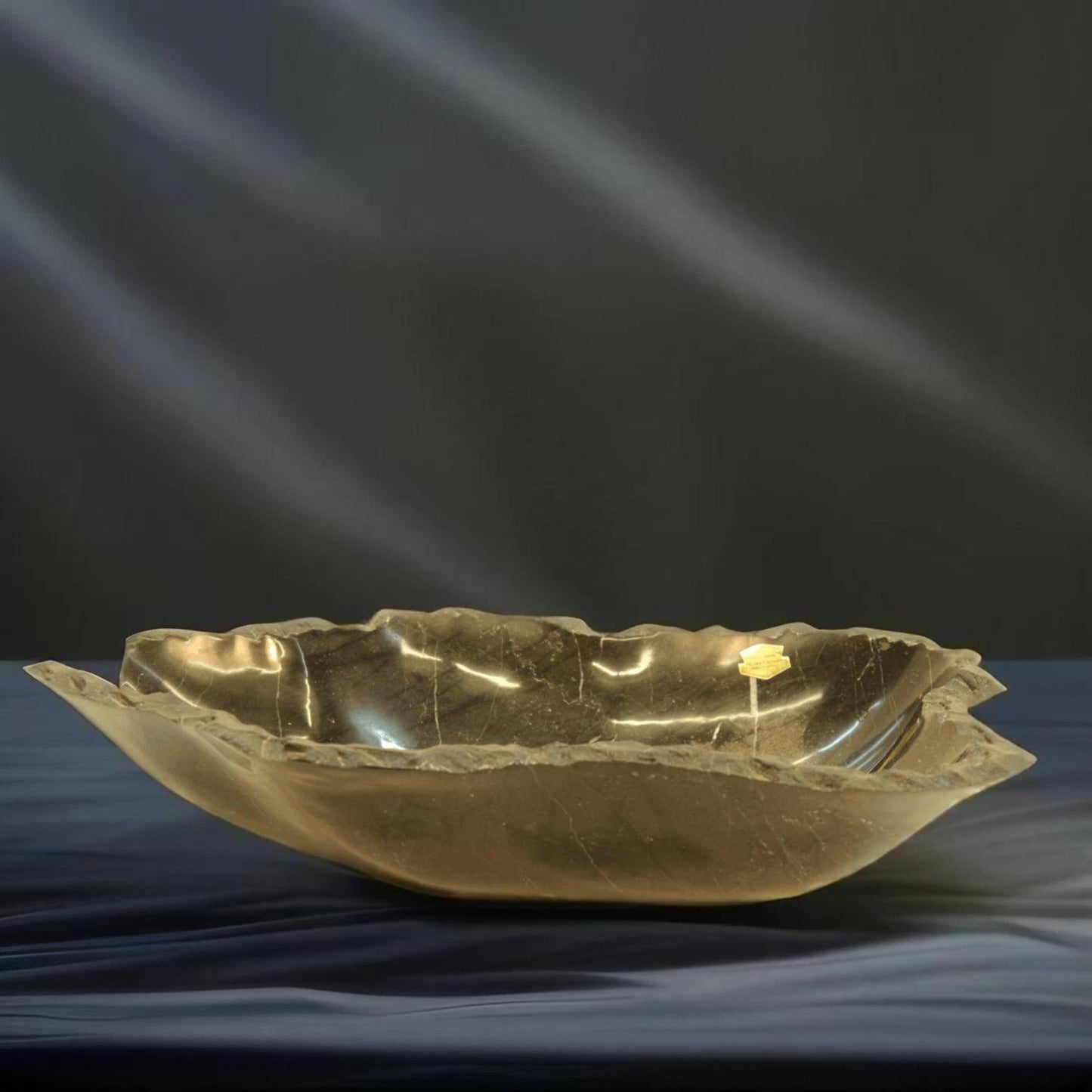 Black Sea Marble Centerpiece