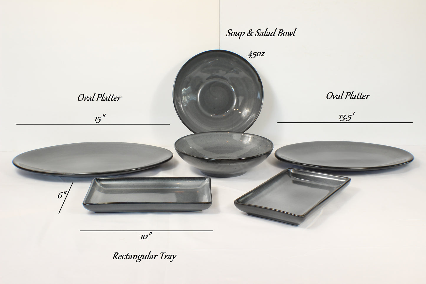 Anfora Denali Grey- The Entertainer's Set