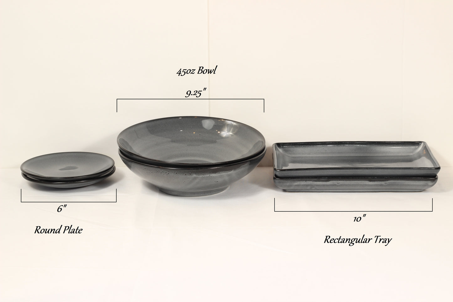 Anfora Denali Grey- Appetizer & Tapas Set
