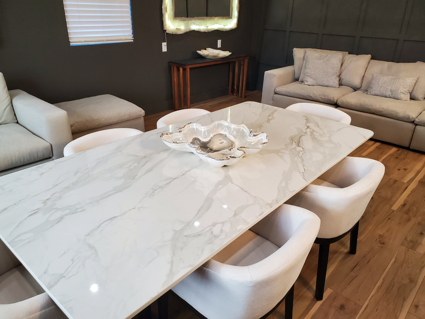 Black & White Onyx Centerpiece
