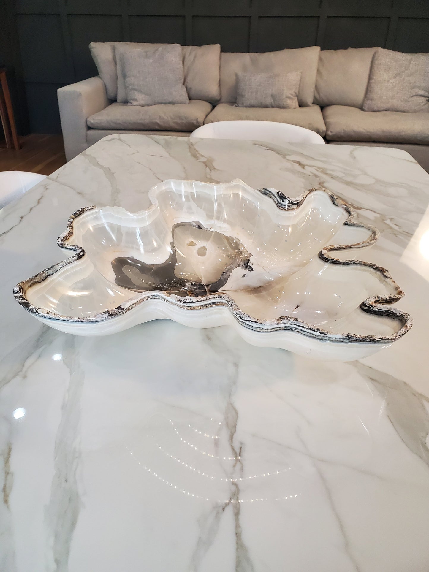 Black & White Onyx Centerpiece
