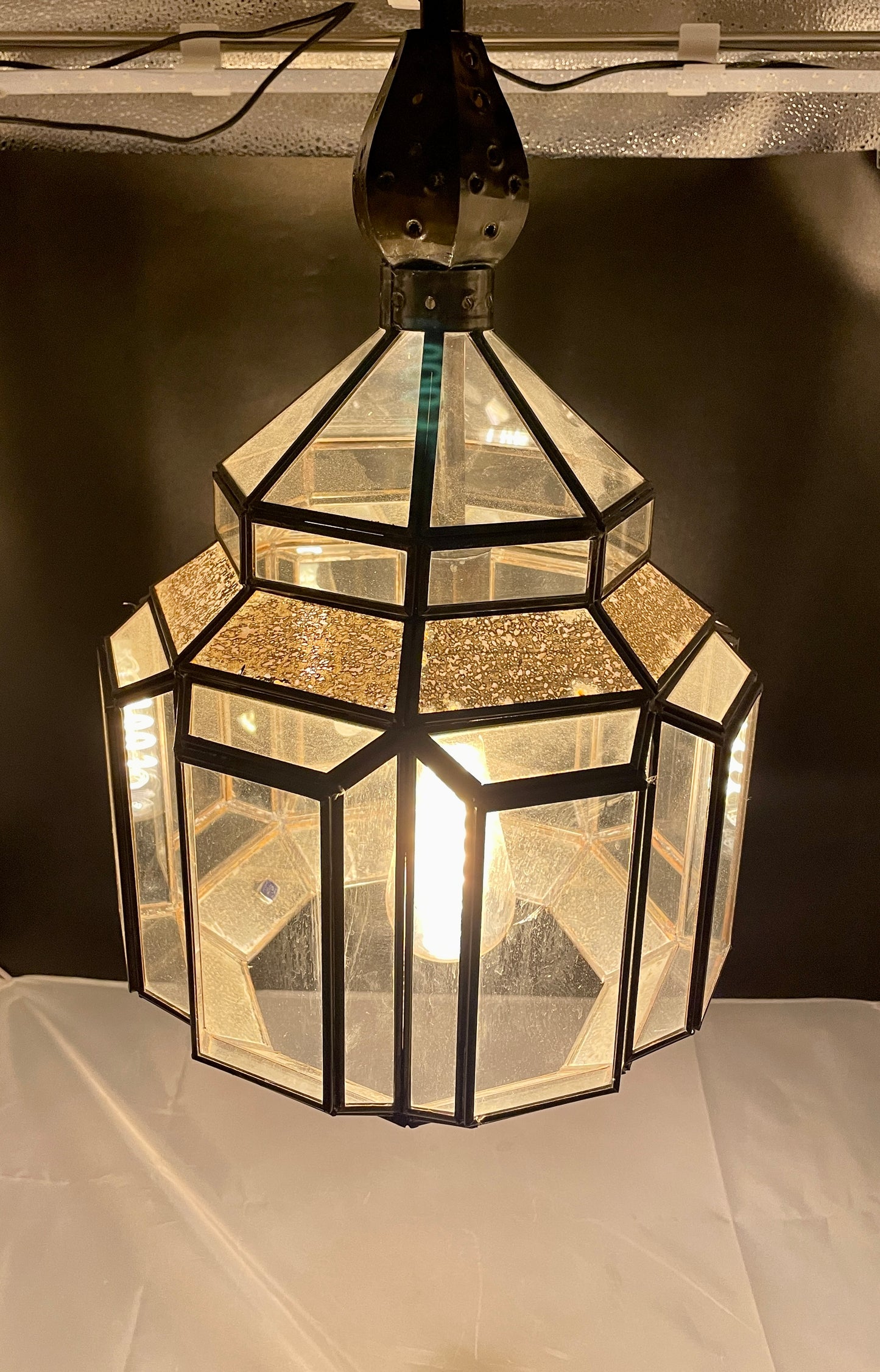 Lighthouse Style Ceiling Tin Lamp