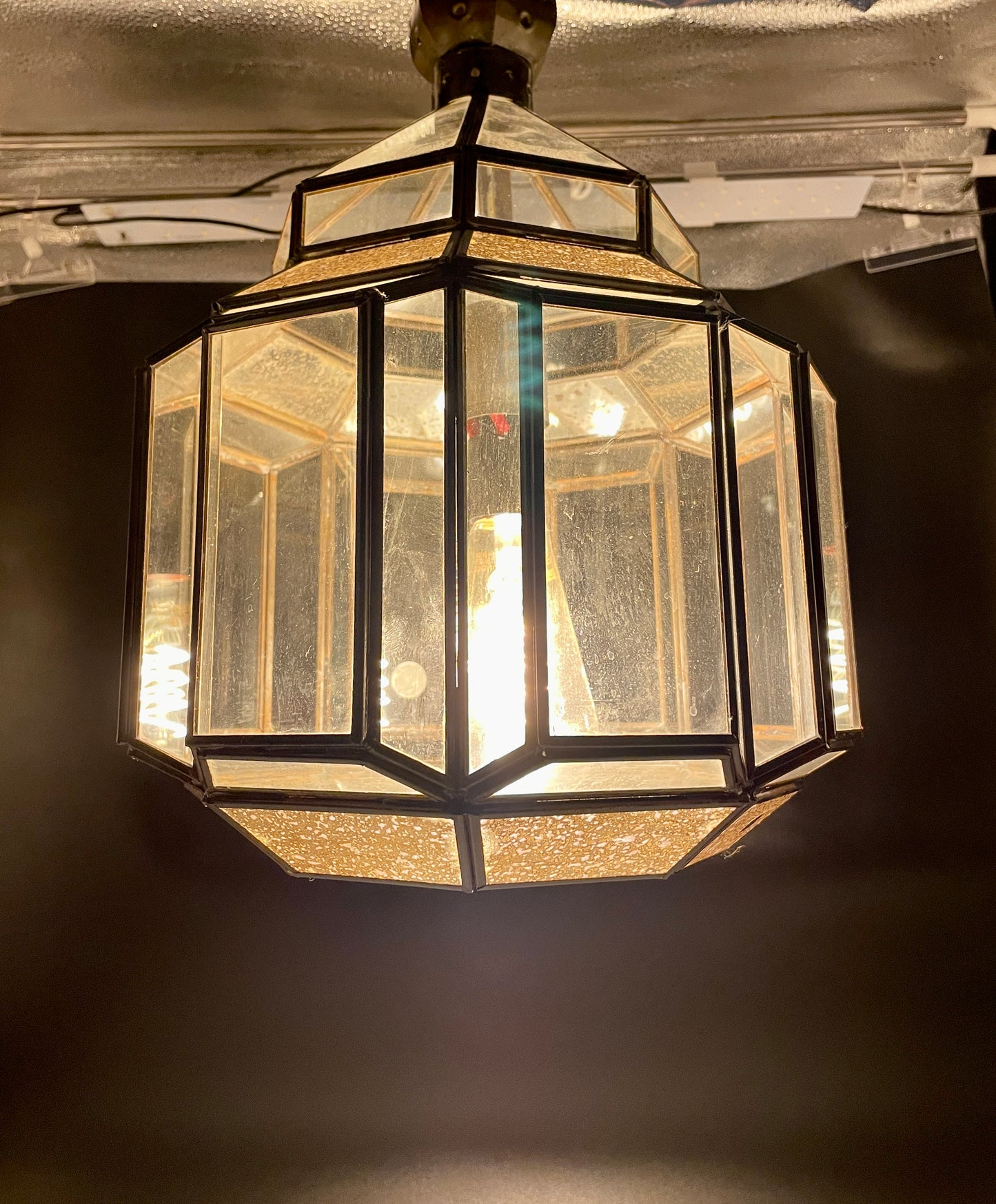Lighthouse Style Ceiling Tin Lamp