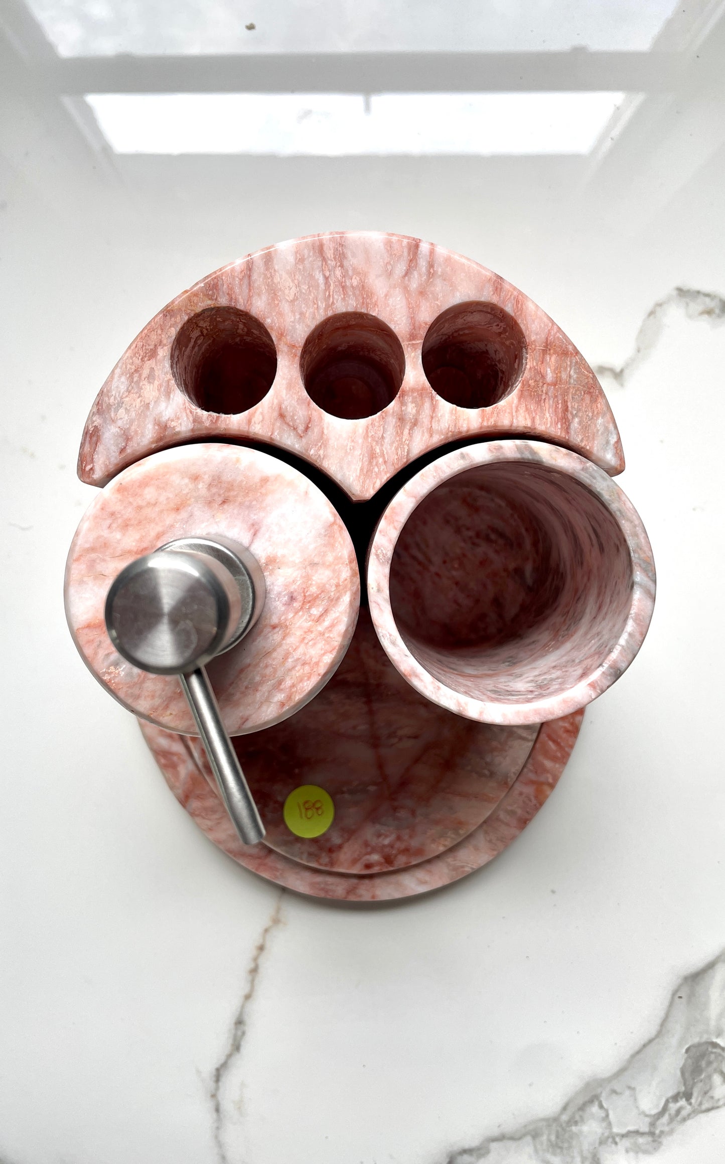Pink Onyx Bathroom Set