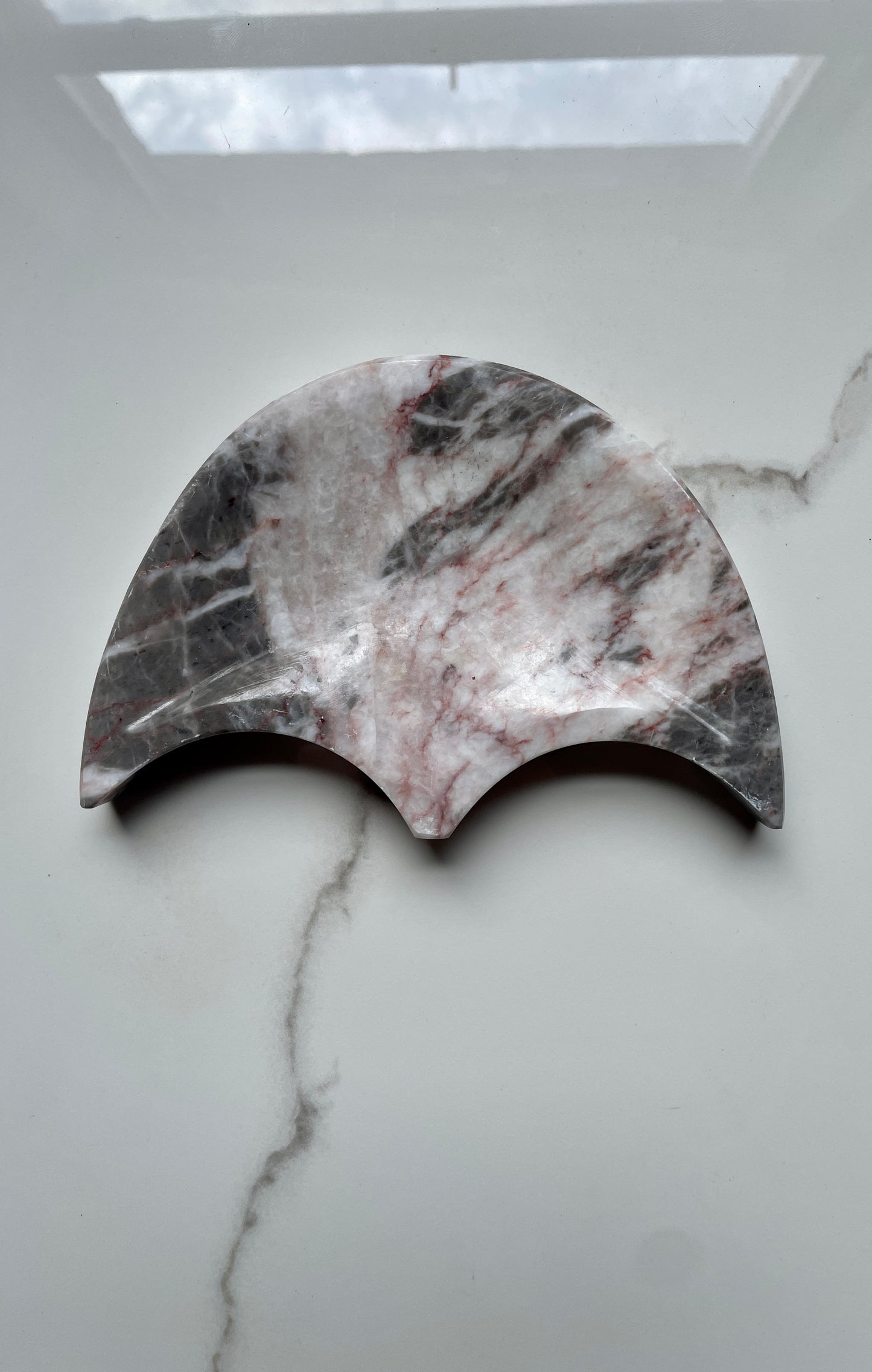 Gray Decorative Onyx Bathroom Set