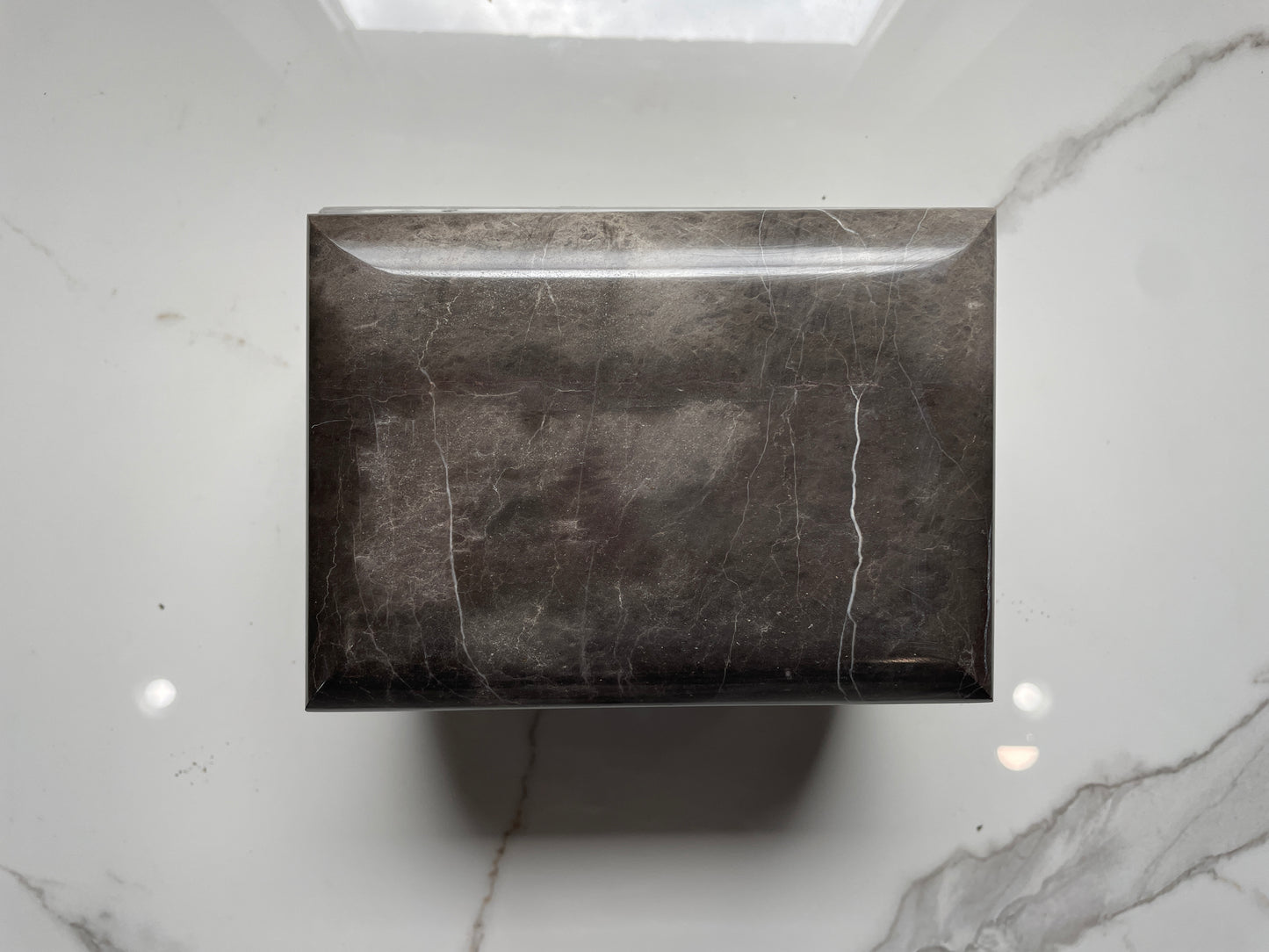 Dark Gray Medium Onyx Ash Container