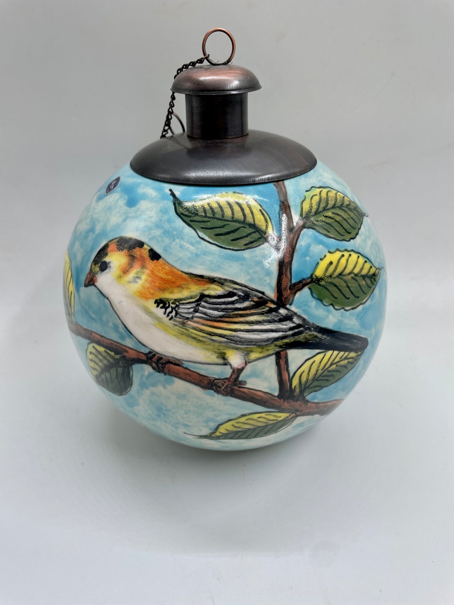 Bird Design Citronella Ceramic Sphere