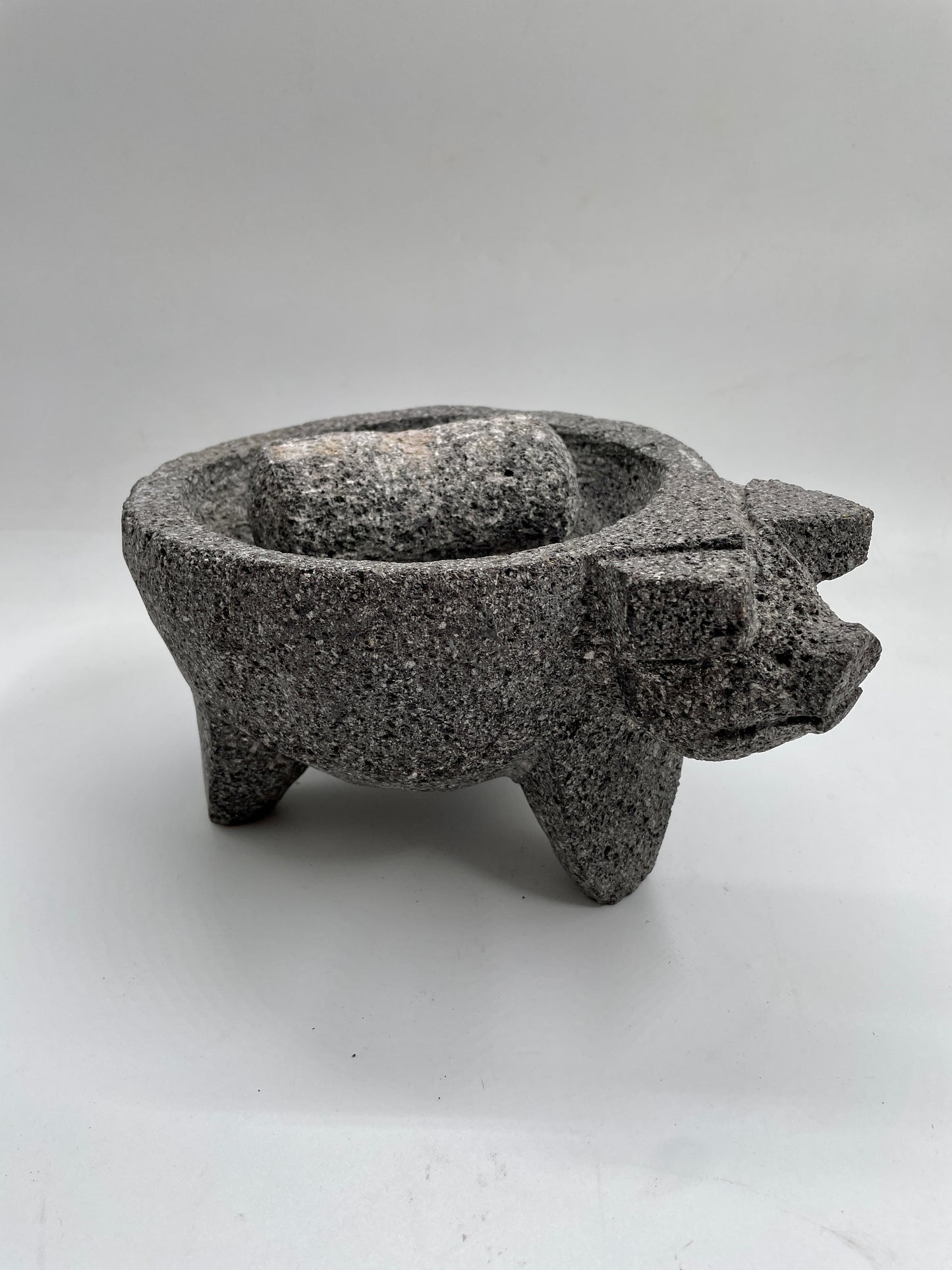 Small Pig Mexican Molcajete