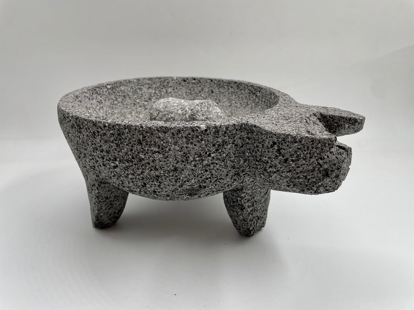 Large Pig Mexican Molcajete