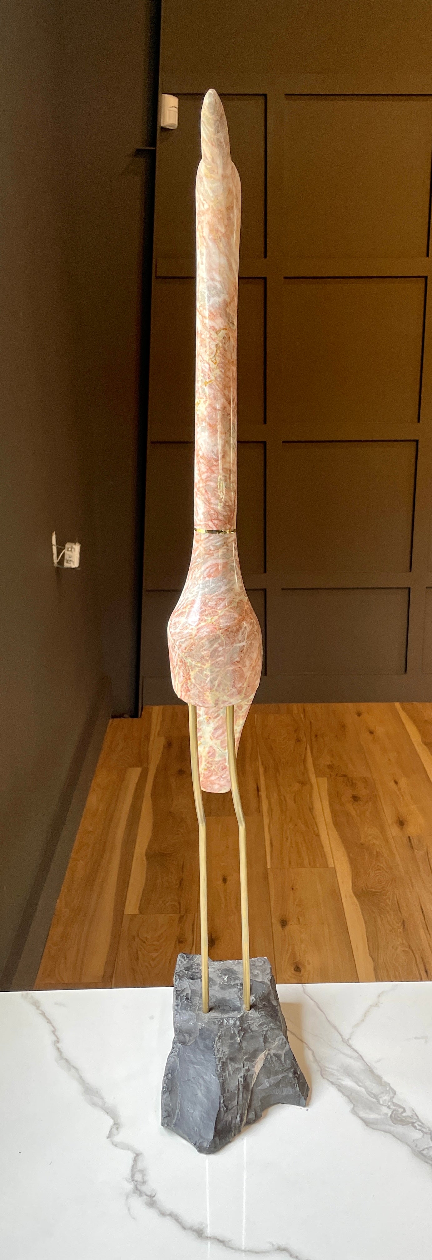Up Pink Onyx Crane