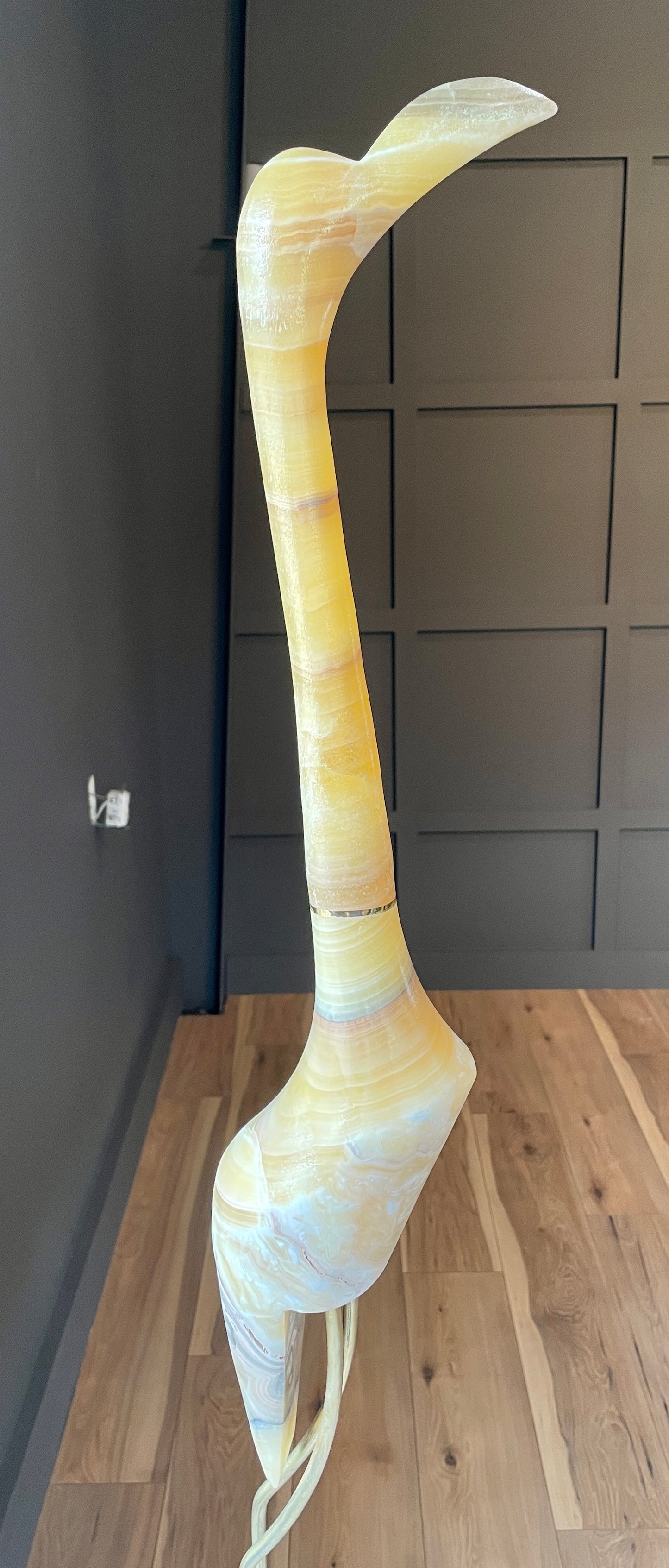 Up Yellow Onyx Crane