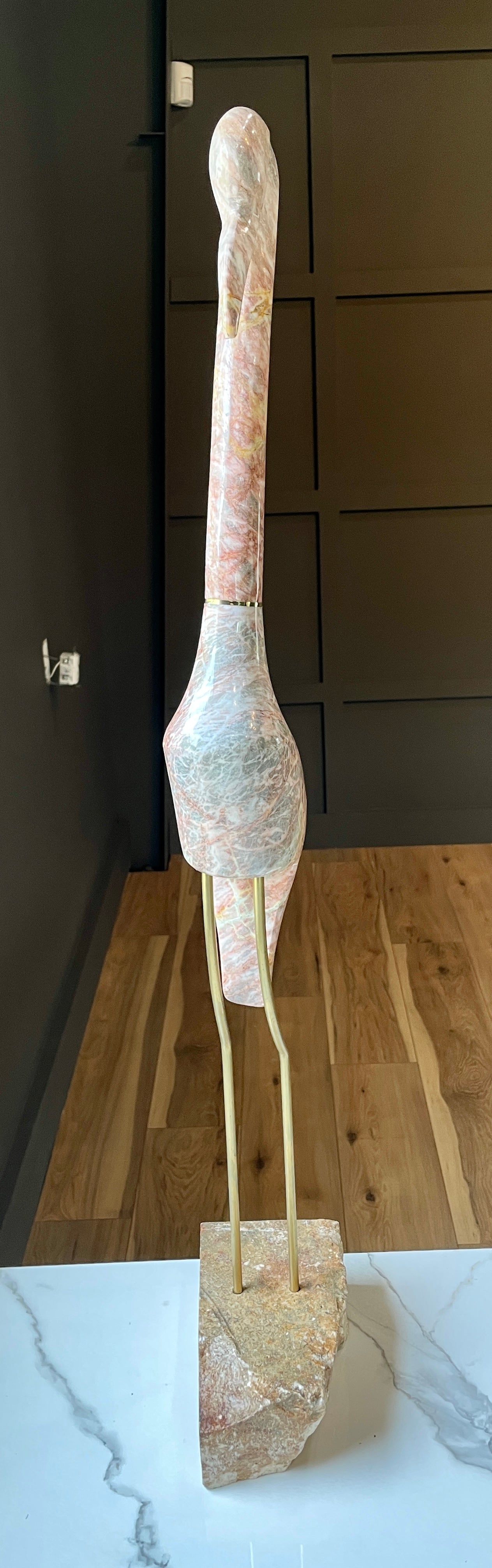 Down Pink Onyx Crane