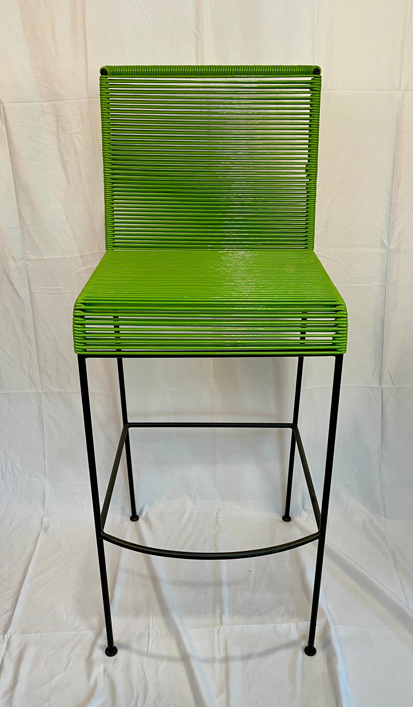 Tall Olive Green Acapulco Baresque Chair